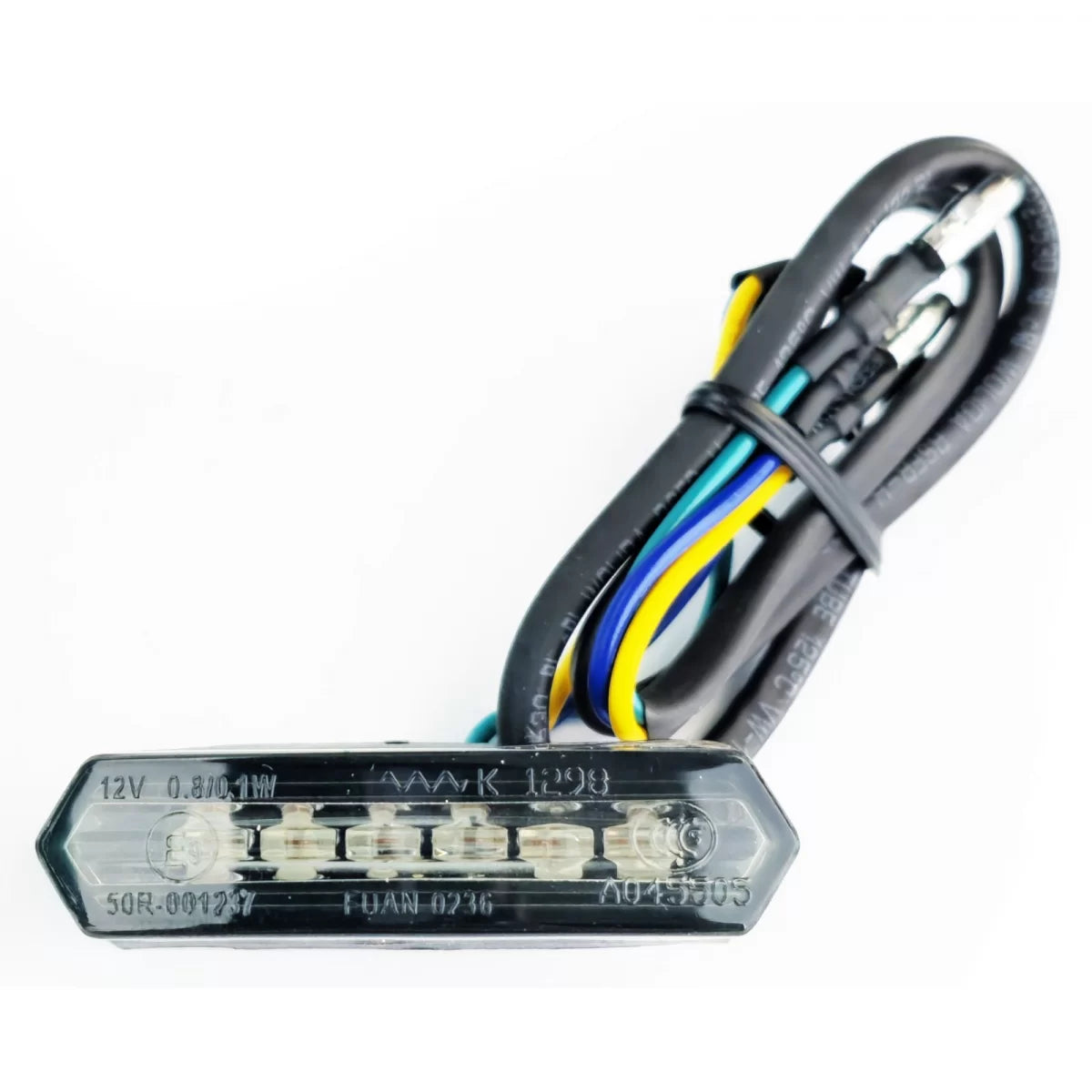 Fanali Posteriori LED Fumé Mini Universali Moto 48mm E-approved