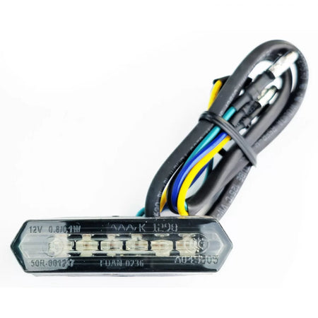 Fanali Posteriori LED Fumé Mini Universali Moto 48mm E-approved