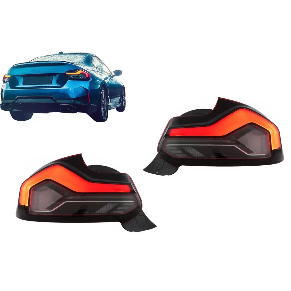 Fanali Posteriori LED con Frecce Dinamiche per BMW Serie 2 F22 F23 M2 F87
