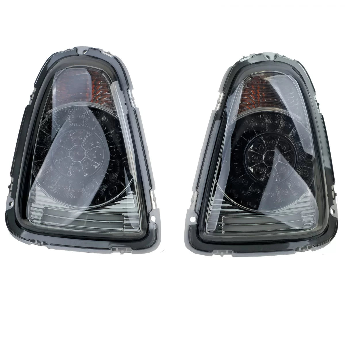 Fanali Posteriori LED Vetro Chiaro Nero Fumé per Mini Cooper R56 2006-2010