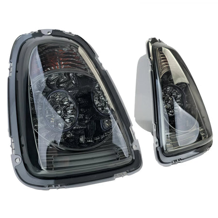 Fanali Posteriori LED Vetro Chiaro Nero Fumé per Mini Cooper R56 2006-2010