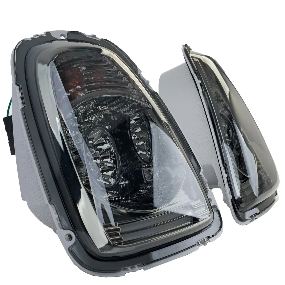 Fanali Posteriori LED Vetro Chiaro Nero Fumé per Mini Cooper R56 2006-2010