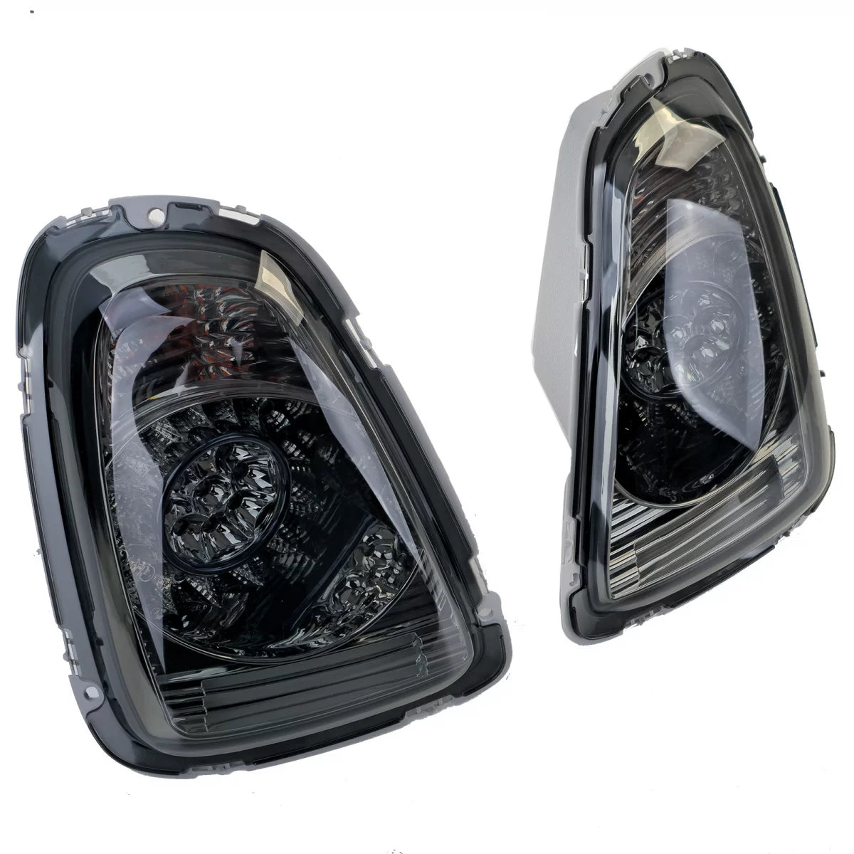Fanali Posteriori LED Vetro Chiaro Nero Fumé per Mini Cooper R56 2006-2010