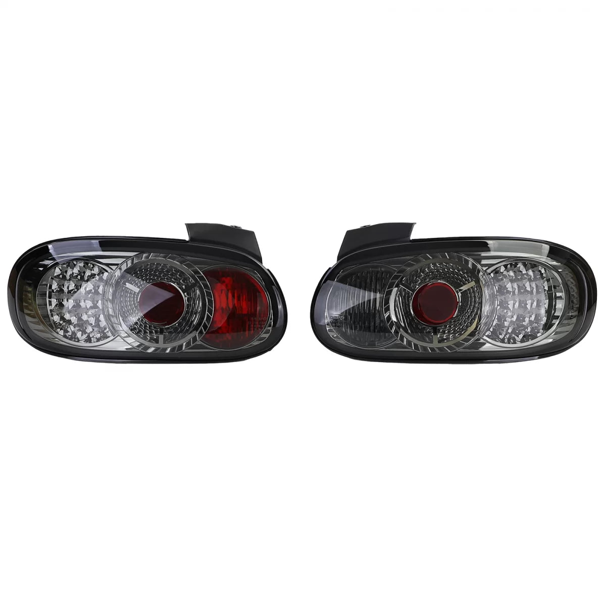 Fanali Posteriori LED Vetro Trasparente Fumé per Mazda Mx-5 Nb Nbfl 1998-2005