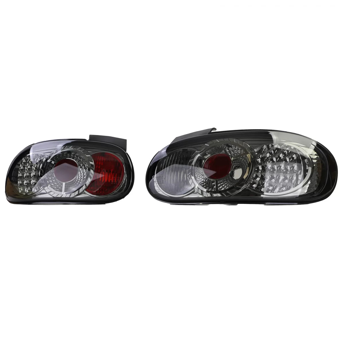 Fanali Posteriori LED Vetro Trasparente Fumé per Mazda Mx-5 Nb Nbfl 1998-2005