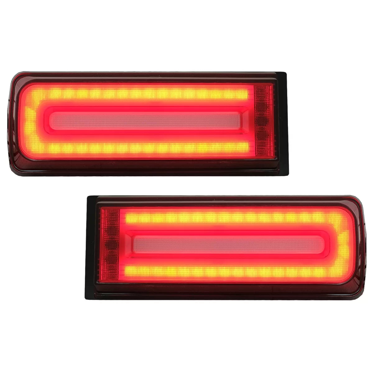 Fanali Posteriori LED Barra Luce Dinamica Rosso Fumo per Mercedes Classe G W463