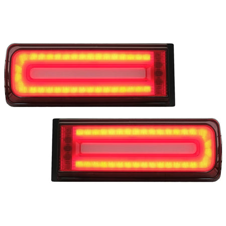 Fanali Posteriori LED Barra Luce Dinamica Rosso Fumo per Mercedes Classe G W463