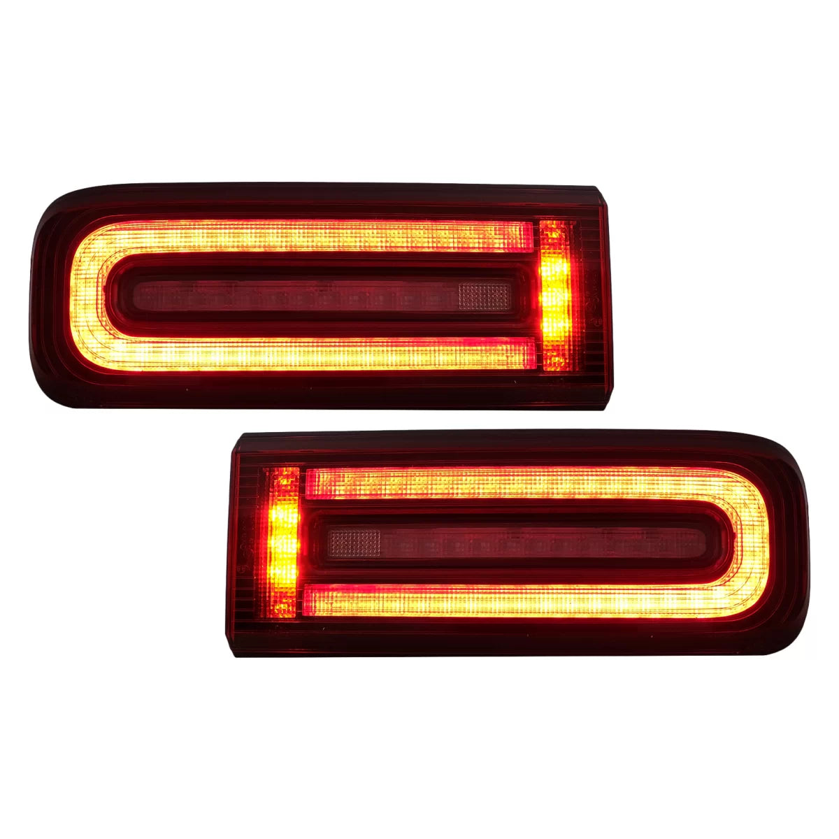 Fanali Posteriori LED con Frecce Sequenziali Rosso Fumo per Mercedes Classe G