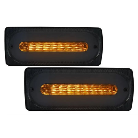Fanali Posteriori LED Barra Luminosa Fumé con Modanature Porte Neri