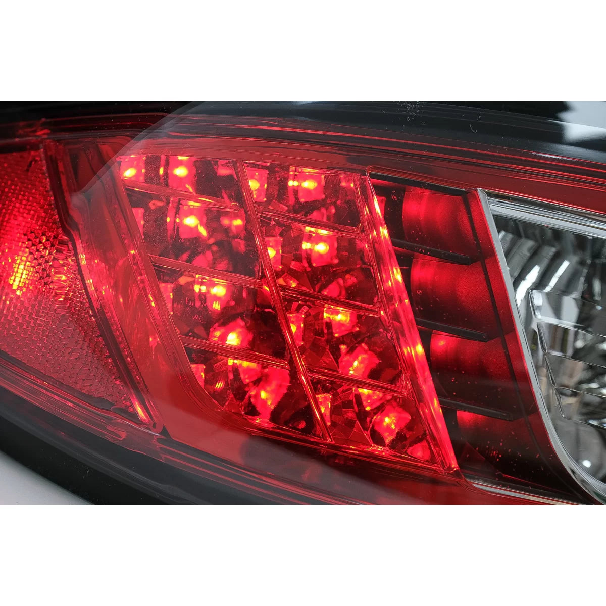Fanali Posteriori LED Neri per Mazda 6 GG1 Berlina 2002-2007
