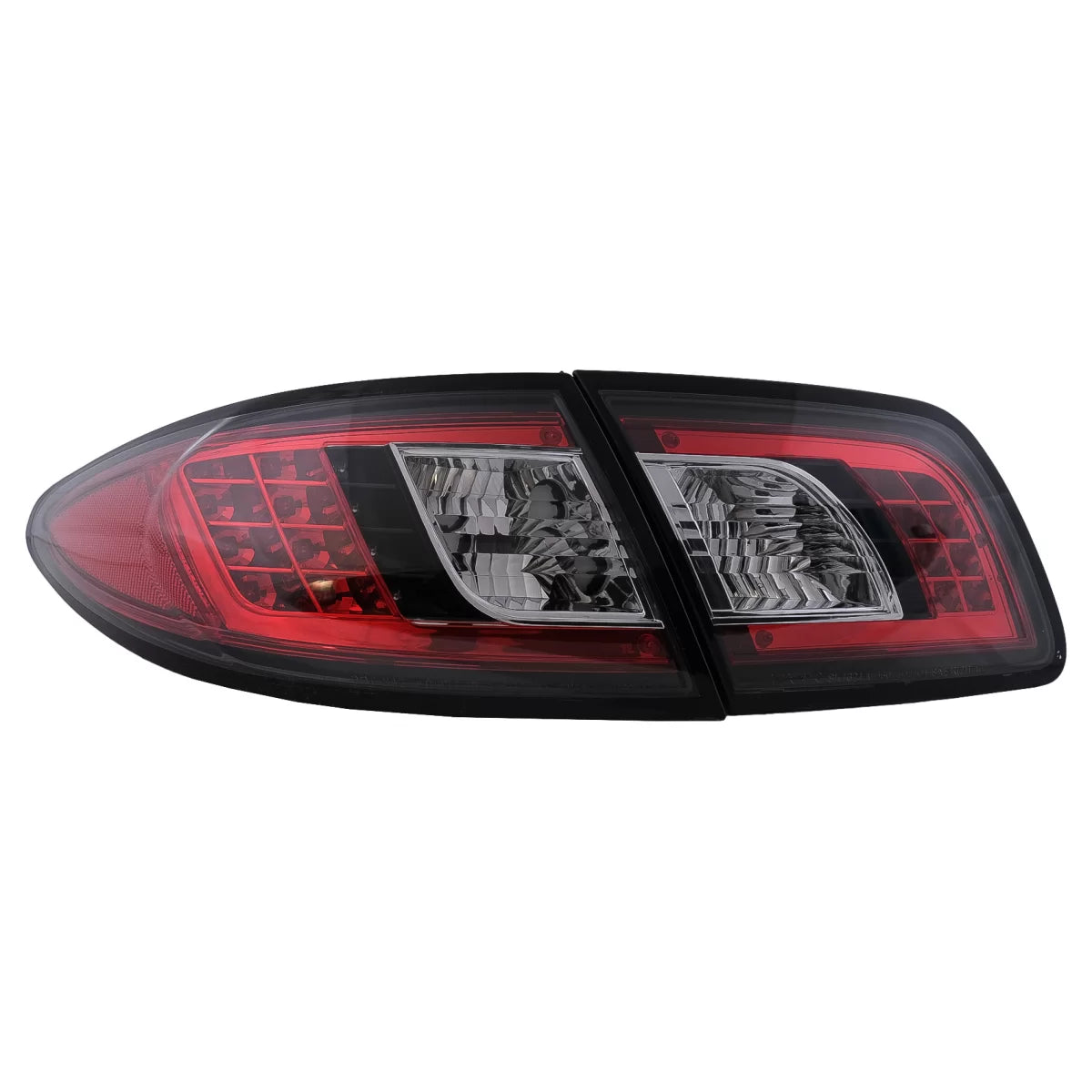 Fanali Posteriori LED Neri per Mazda 6 GG1 Berlina 2002-2007