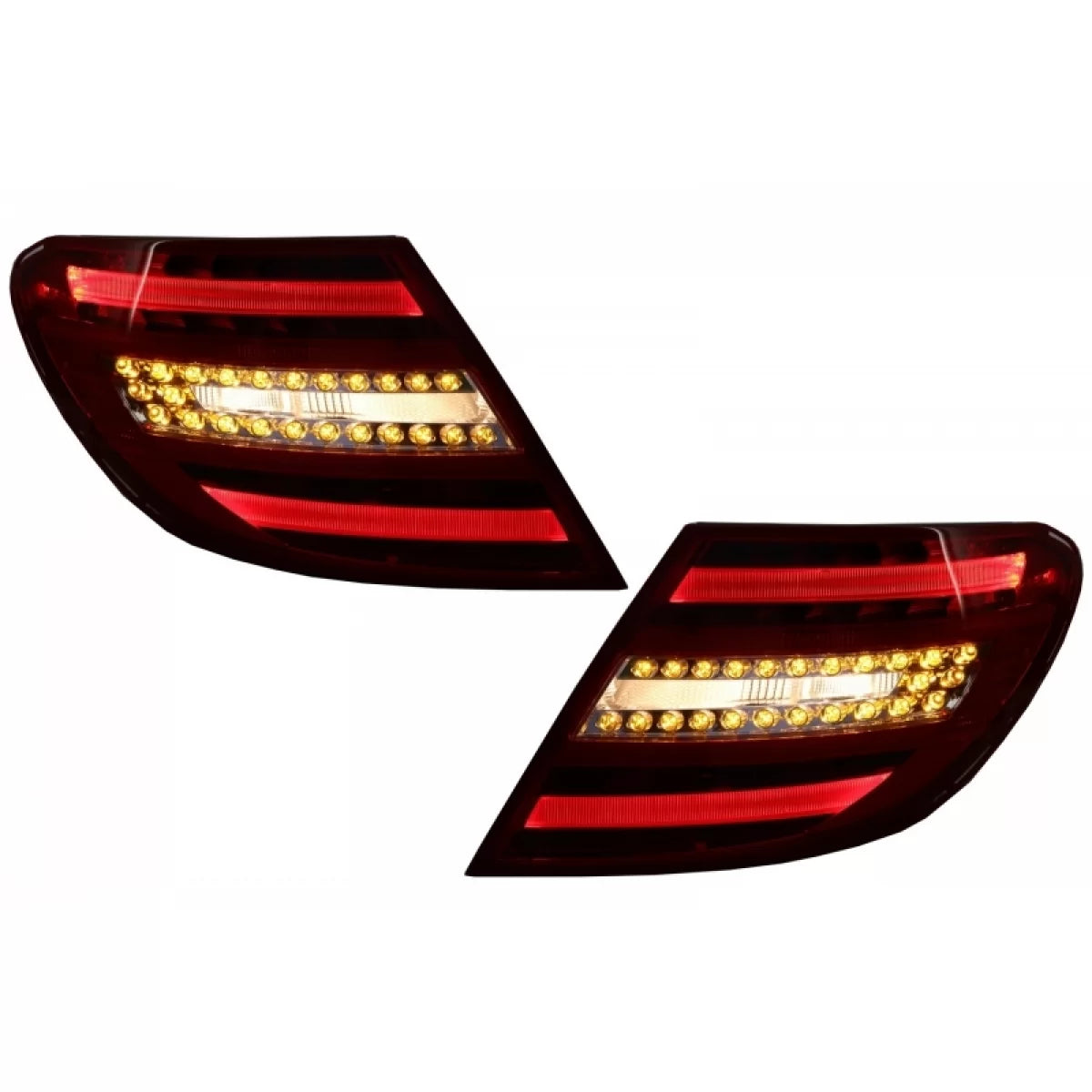 Fanali Posteriori LED Facelift per Mercedes Classe C W204 2007-2012