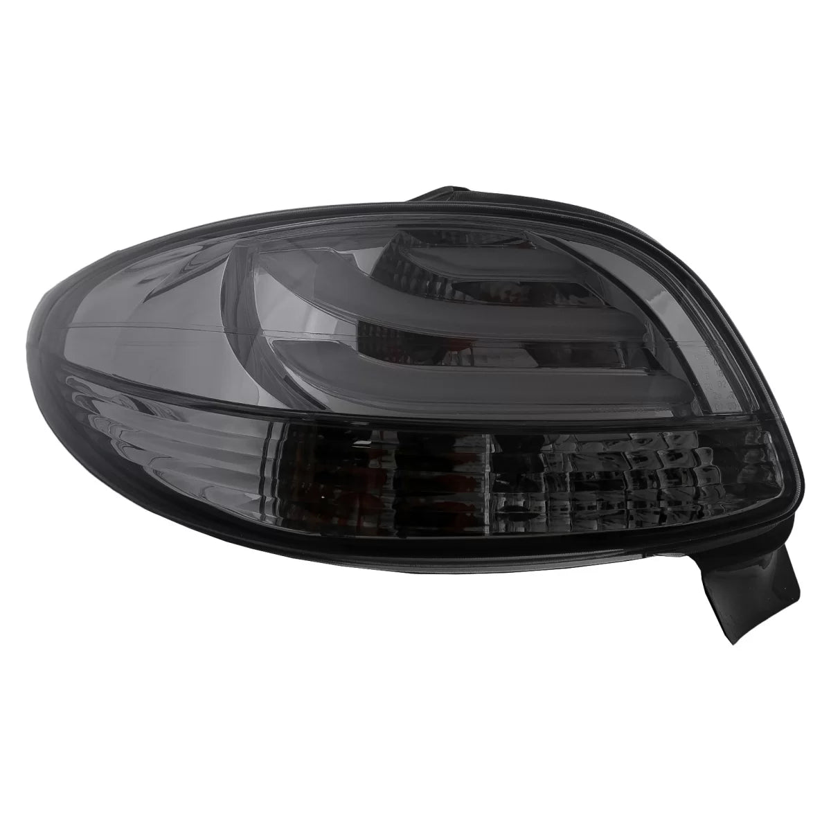 Fanali Posteriori LED Nero Fumé per Peugeot 206 Berlina 5 Porte 3/5 Porte