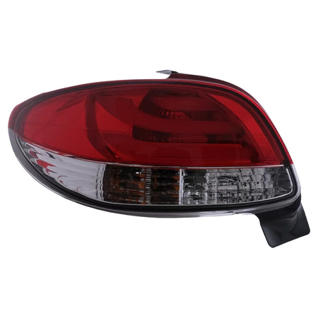 Fanali Posteriori LED Rosso Bianco per Peugeot 206 Berlina 5 Porte 1998-2004