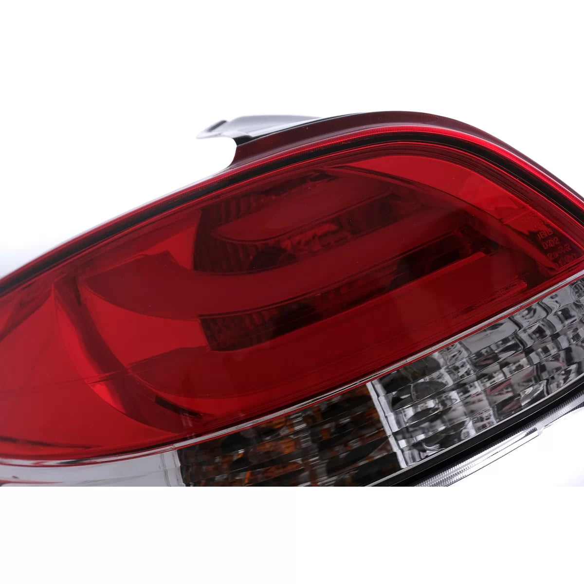 Fanali Posteriori LED Rosso Bianco per Peugeot 206 Berlina 5 Porte 1998-2004