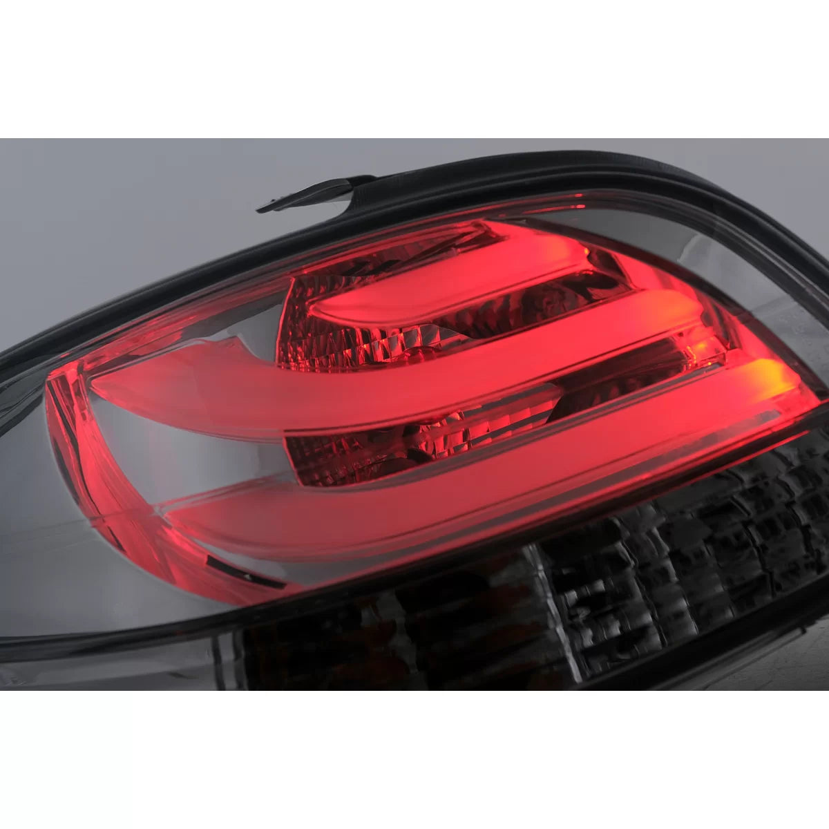 Fanali Posteriori LED Nero Fumé per Peugeot 206 Berlina 5 Porte 3/5 Porte