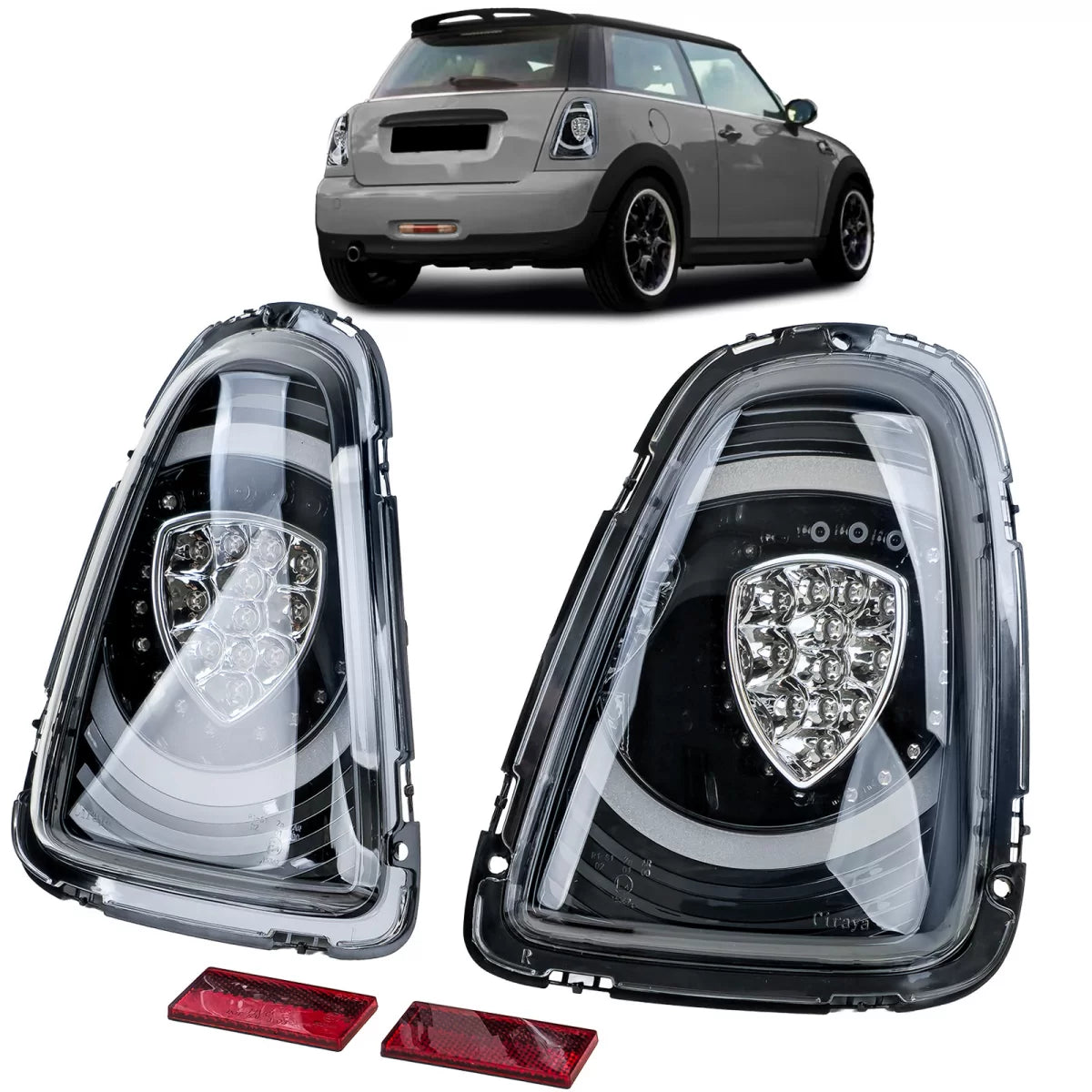 Fanali Posteriori LED Design Speciale Neri per Mini Cooper R56 2010-2014
