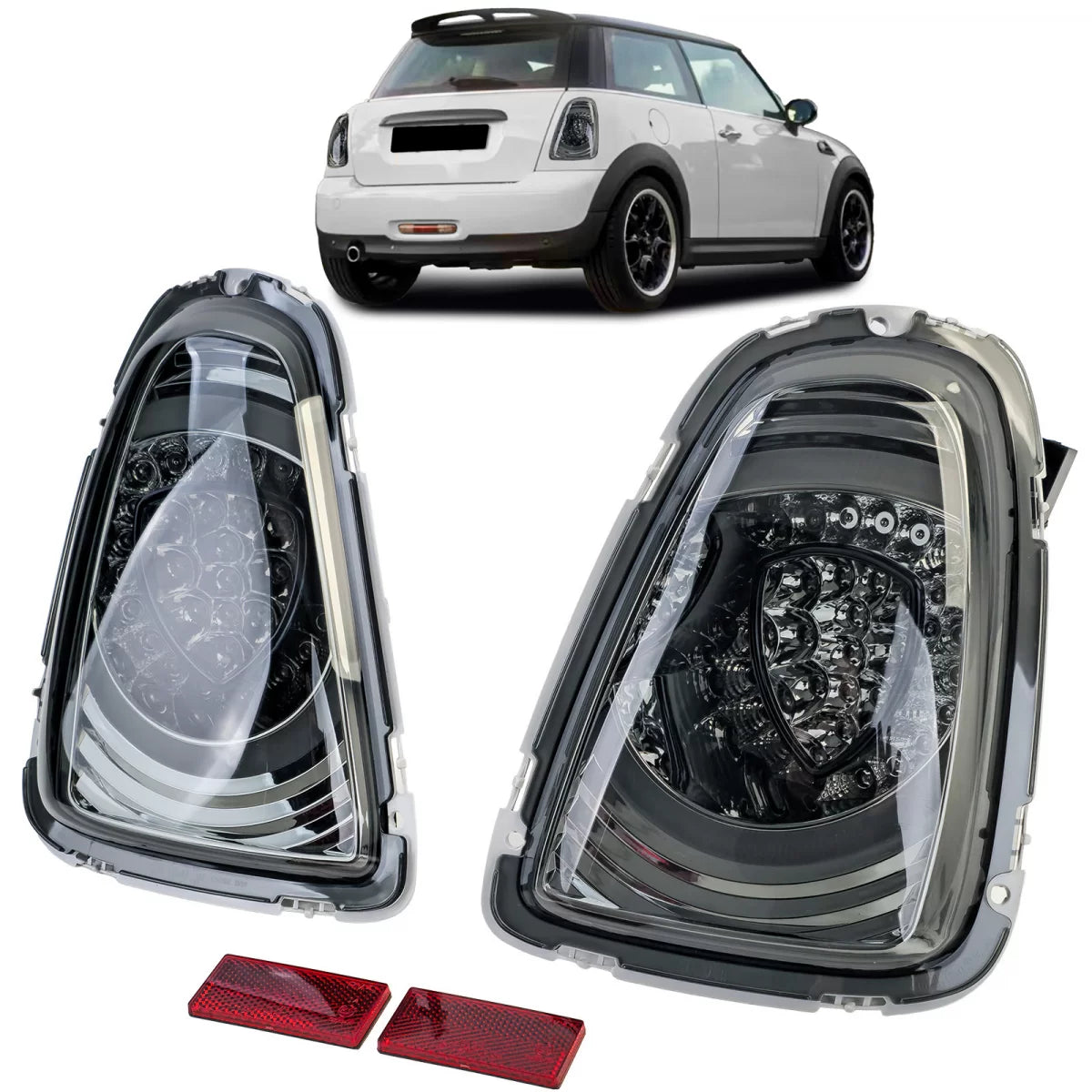 Fanali Posteriori LED Design Speciale Nero Fumé per Mini Cooper R56 2010-2014