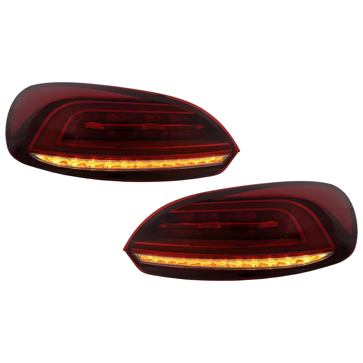 Fanali Posteriori LED con Frecce Dinamiche per VW Scirocco 137 MK3 2008-2014