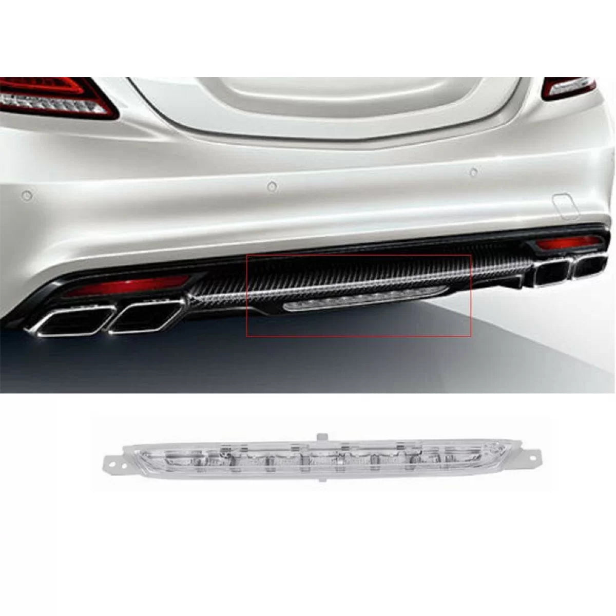 Terzo Stop LED E-mark Posteriore per Mercedes Classe S W222 dal 2013