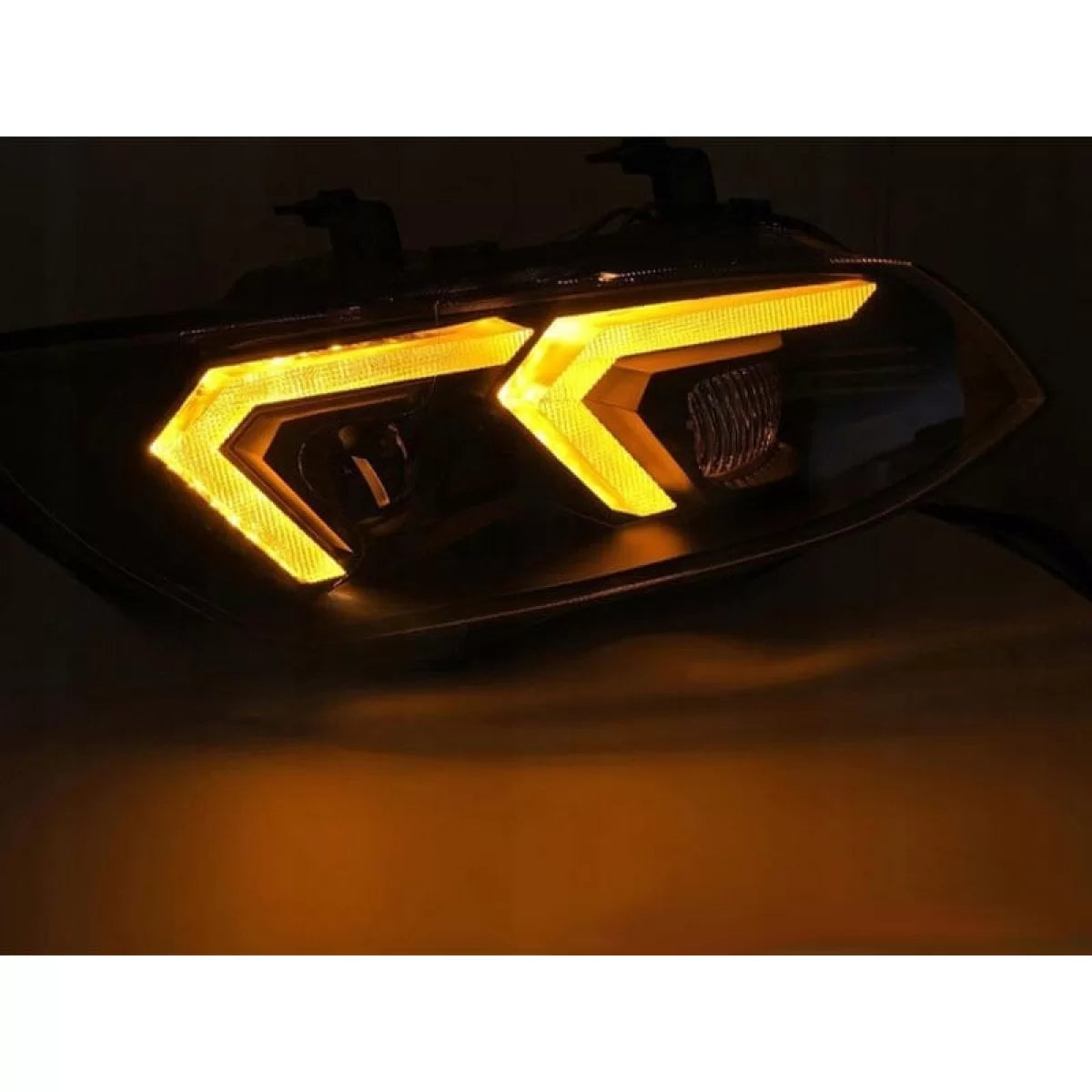 Fari LED Tuning con Base Nera Anteriore Dx e Sx per BMW Serie 3 E92 2010-2013