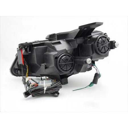 Fari Anteriori LED con Indicatori Dinamici Cromati per Chevrolet Camaro