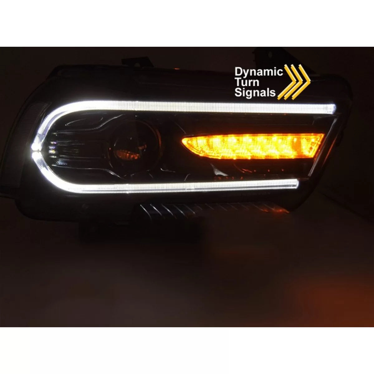 Fari LED Tuning con Indicatori Dinamici Anteriori Dx e Sx per Dodge Charger