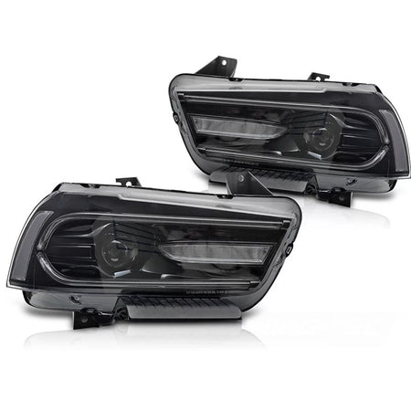 Fari LED Tuning con Indicatori Dinamici Anteriori Dx e Sx per Dodge Charger