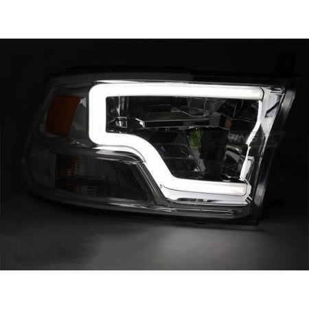 Fari LED Tuning Anteriore Dx e Sx con Base Cromata per Dodge Ram 2009-2018