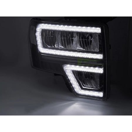 Fari Anteriori LED con Frecce Dinamiche e Funzione Welcome per Ford F150