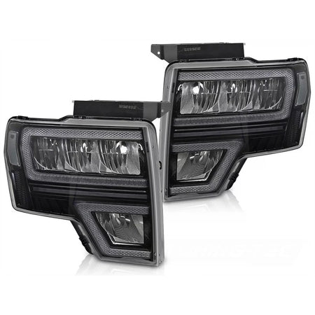 Fari Anteriori LED con Frecce Dinamiche e Funzione Welcome per Ford F150