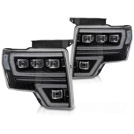 Fari Anteriori LED con Frecce Dinamiche e Funzione Welcome per Ford F150