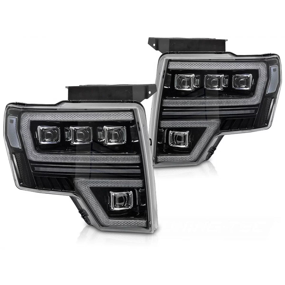 Fari Anteriori LED con Frecce Dinamiche e Funzione Welcome per Ford F150