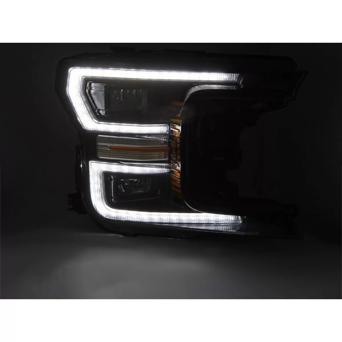 Fari Anteriori LED con Frecce Dinamiche Base Nera per Ford F150 2017-2020