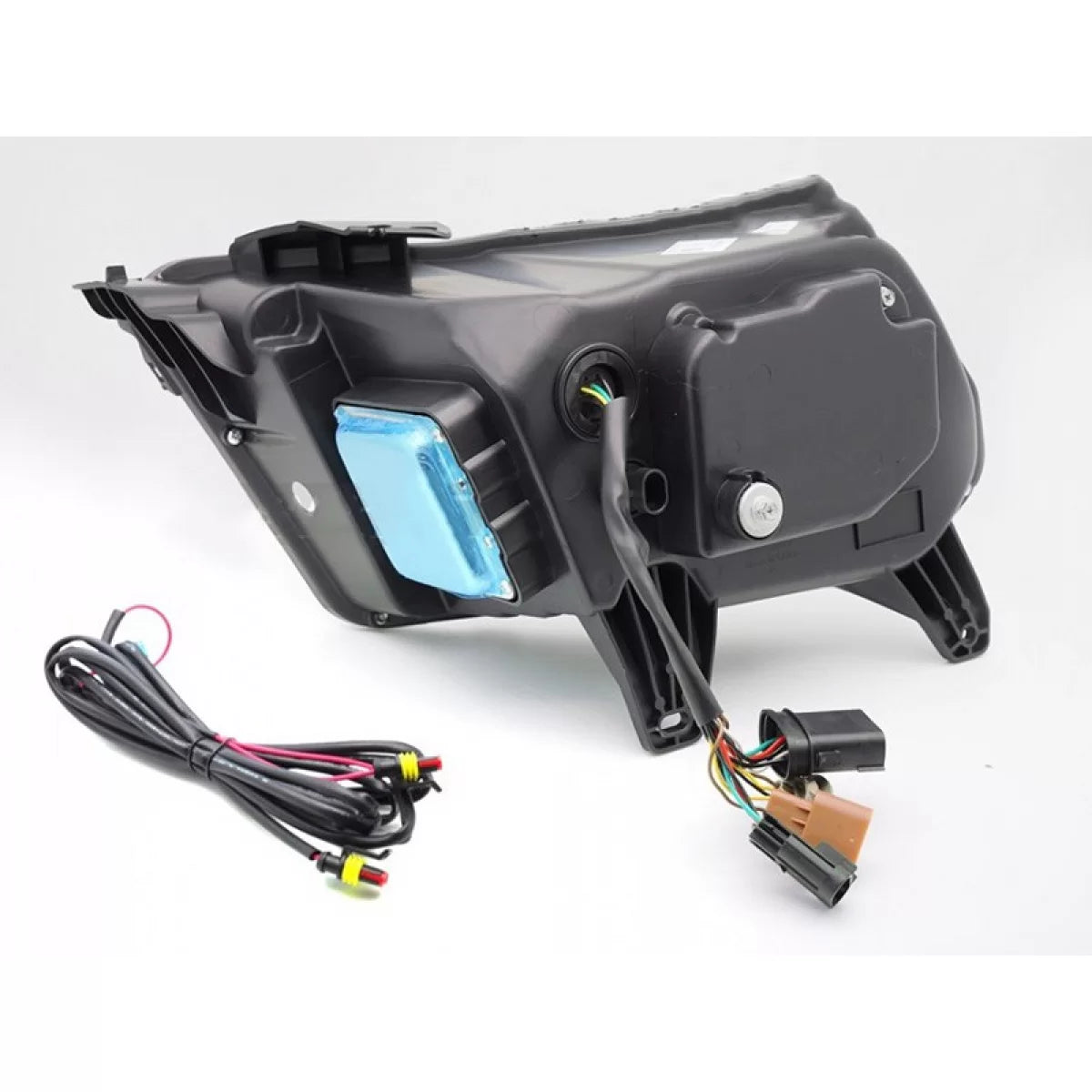 Fari Anteriori LED con Indicatori Dinamici Neri per Ford Mustang 2010-2013