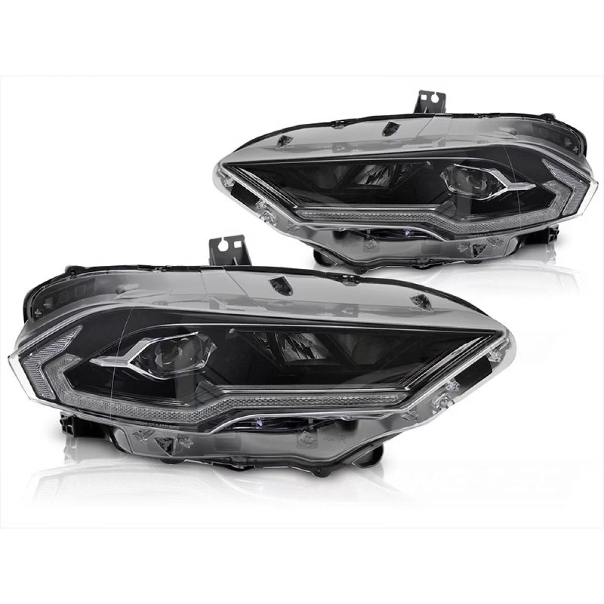Fari Anteriori LED con Indicatori Dinamici e Funzione Welcome per Ford Mustang