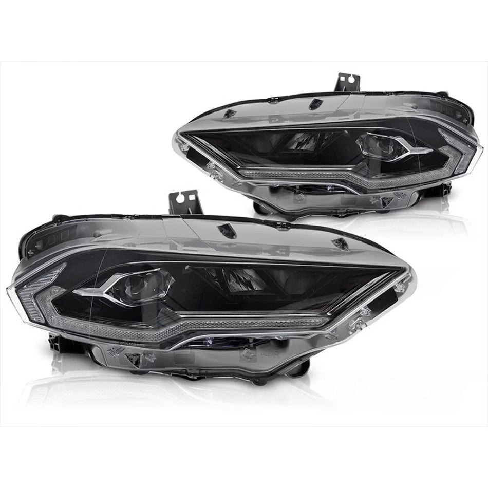 Fari Anteriori LED con Indicatori Dinamici e Funzione Welcome per Ford Mustang