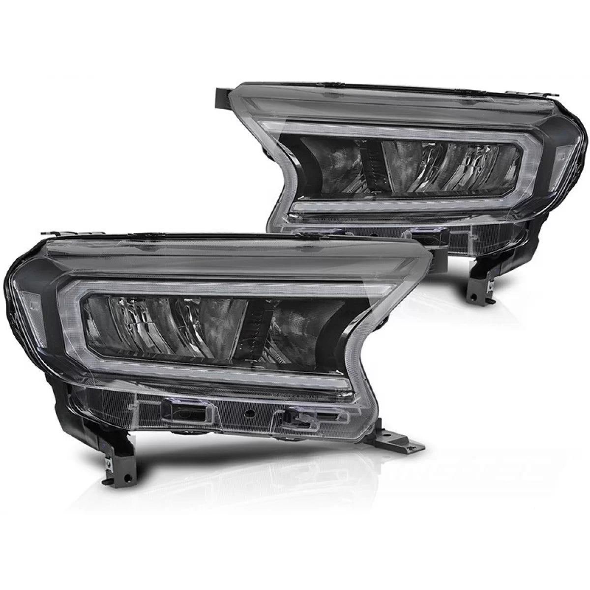 Fari Anteriori LED con Indicatori Dinamici per Ford Ranger 2016-2022 Dx e Sx