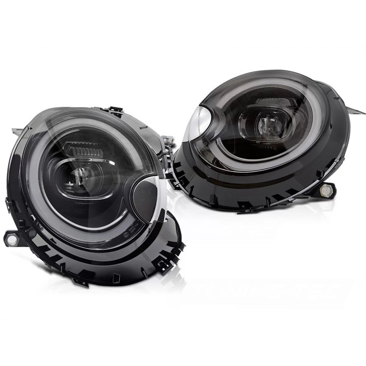 Fari LED Tuning Anteriori Neri per Mini Cooper Clubman R55 2007-2014