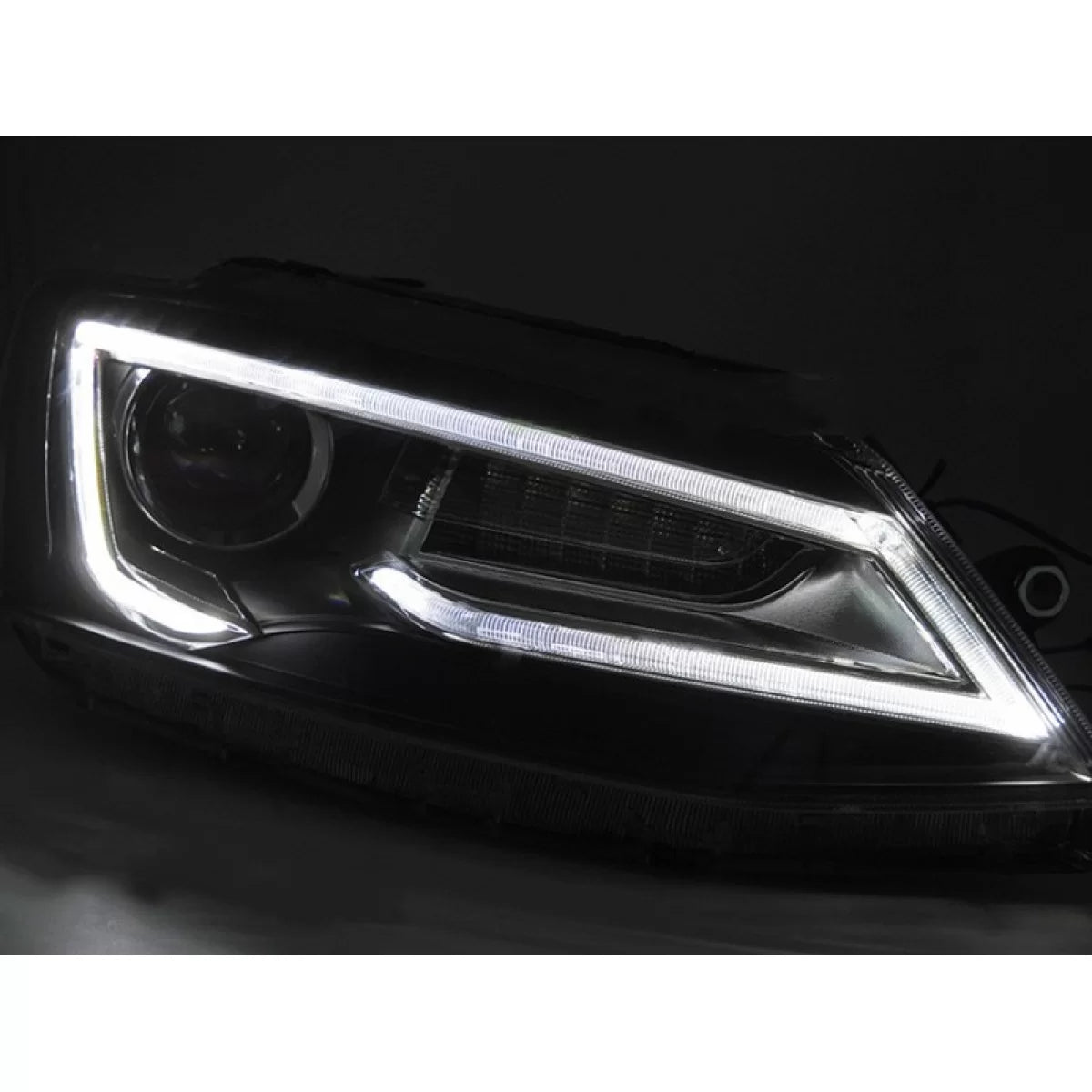 Fari LED Tuning Anteriore Dx e Sx con Indicatori Dinamici per Volkswagen Jetta
