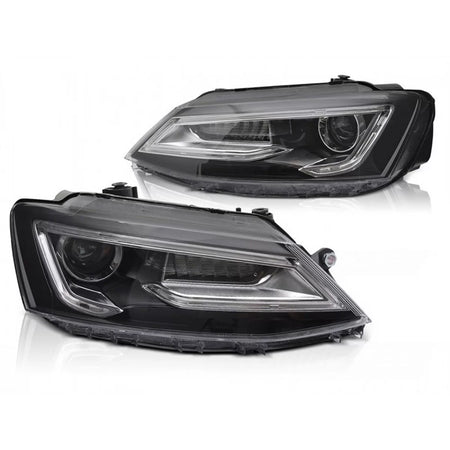 Fari LED Tuning Anteriore Dx e Sx con Indicatori Dinamici per Volkswagen Jetta