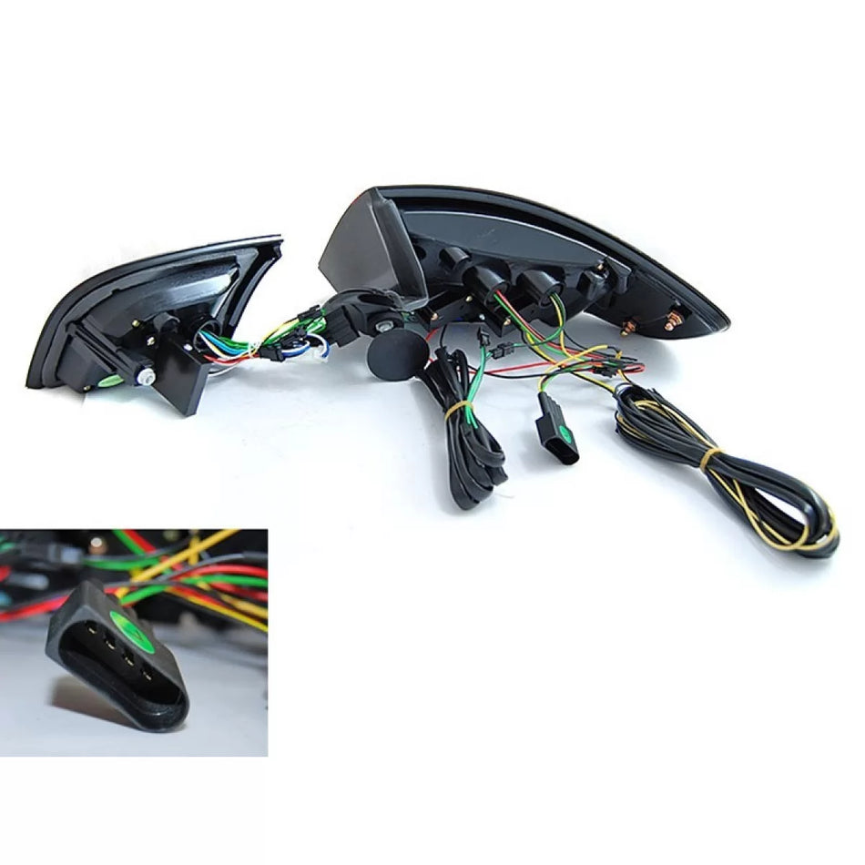 Fanali Posteriori LED Tuning Rosso Bianco per Audi A3 8P Sportback 2003-2008 Dx