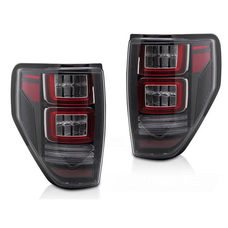 Fanali Posteriori LED con Frecce Dinamiche Nero per Ford F150 2008-2014 Dx e Sx