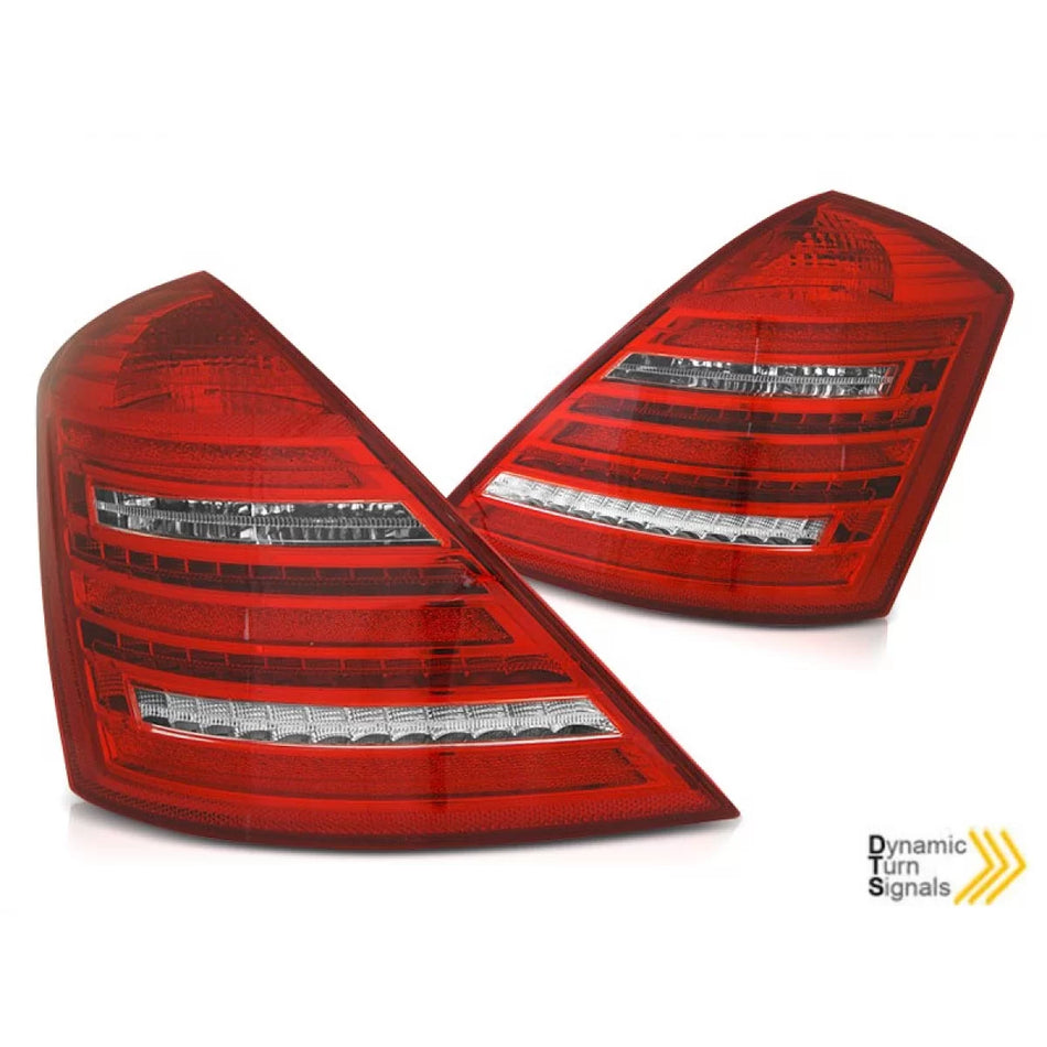 Fanali Posteriori LED Tuning Sinistro e Destro per Mercedes Classe S W221