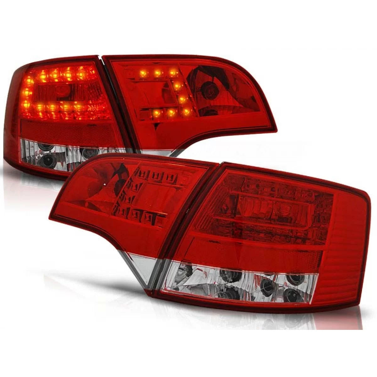 Fanali Posteriori LED Tuning Sinistro e Destro per Audi A4 B7 11.2004-03.2008