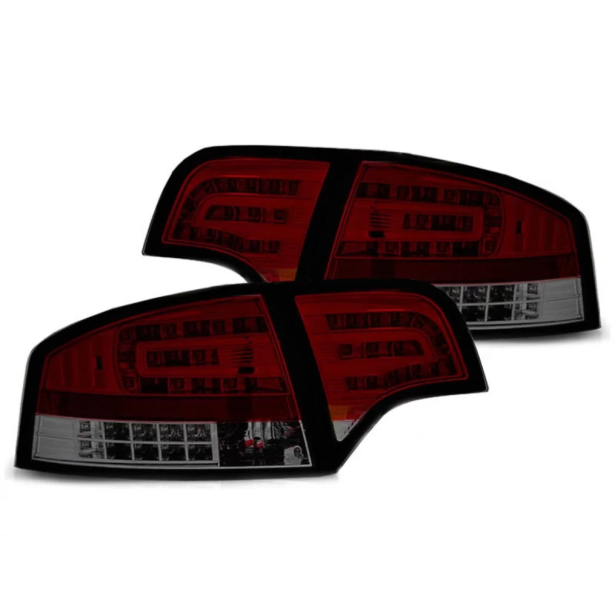 Fanali Posteriori LED Tuning Rosso Fumé per Audi A4 B7 Berlina 11.2004-03.2008