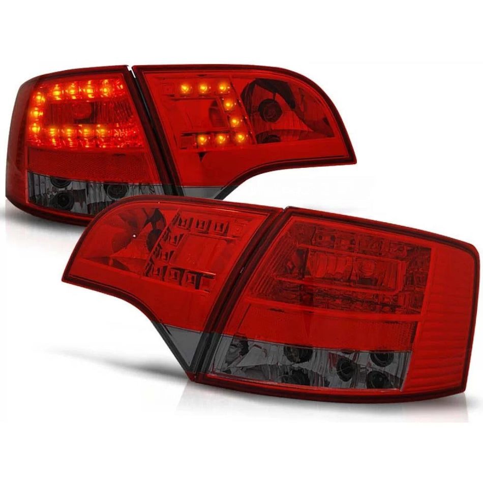 Fanali Posteriori LED Tuning Sinistro e Destro per Audi A4 B7 11.2004-03.2008