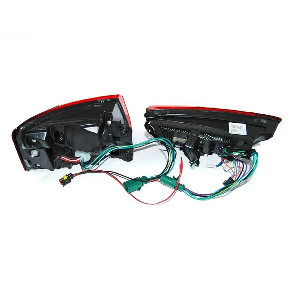 Fanali Posteriori LED Tuning Rosso/bianco Sinistro e Destro per Audi A6 C7
