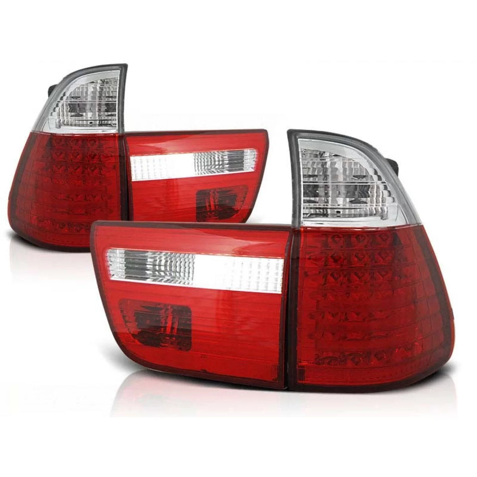 Fanali Posteriori LED Tuning Sinistro e Destro per BMW X5 E53 09.1999-10.2003