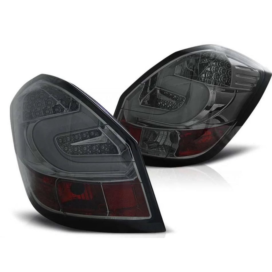 Fanali Posteriori LED Tuning Sinistro e Destro per Skoda Fabia Ii 2007-2014